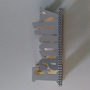 Handmade Family Wood Plaque with Light